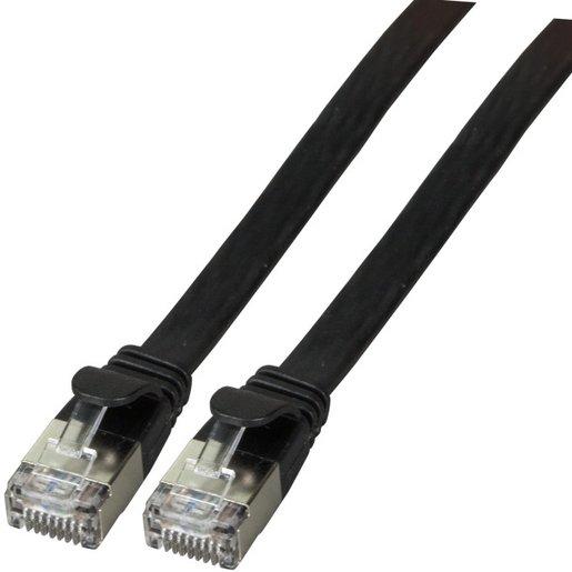 Flachpatchkabel Kat.6a U/FTP 1,5m schwarz