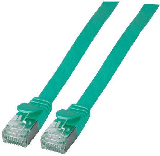 Flachpatchkabel Kat.6a U/FTP 1,5m grün