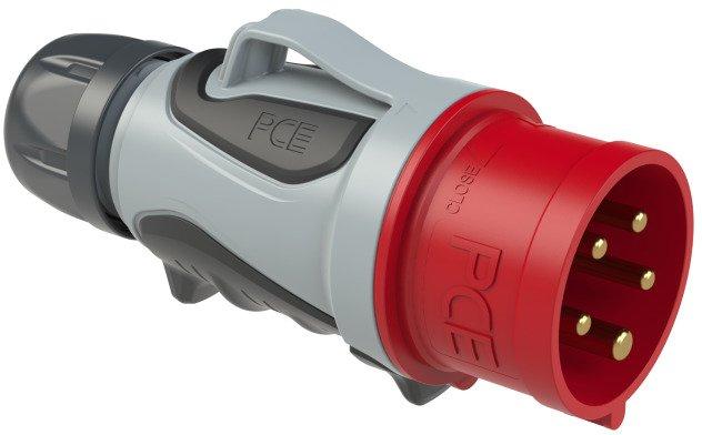 CEE Stecker 32A 5p 6h GRIP IP44/54 TT