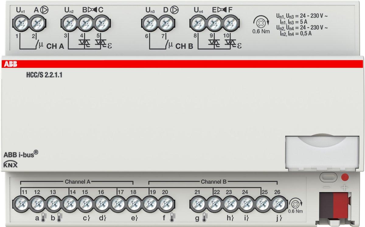Heiz-Kühl-Controller 2-fach