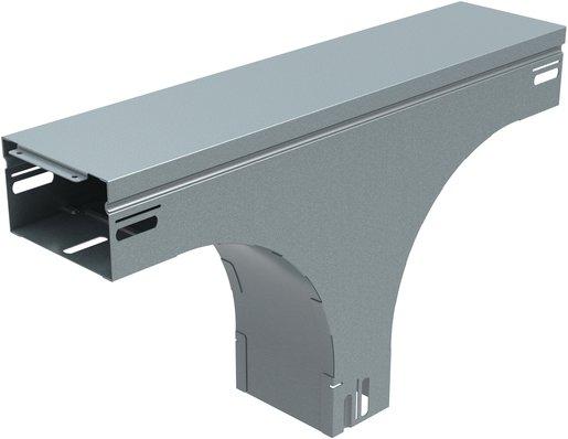 T-Stück vertikal für Kabelrinne P31 sendzimirverzinkt 60x75 mm