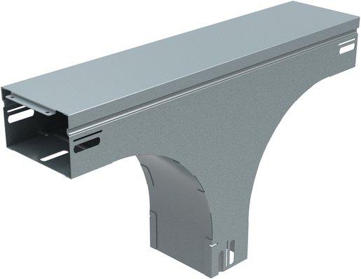 T-Stück vertikal für Kabelrinne P31 sendzimirverzinkt 60x100 mm