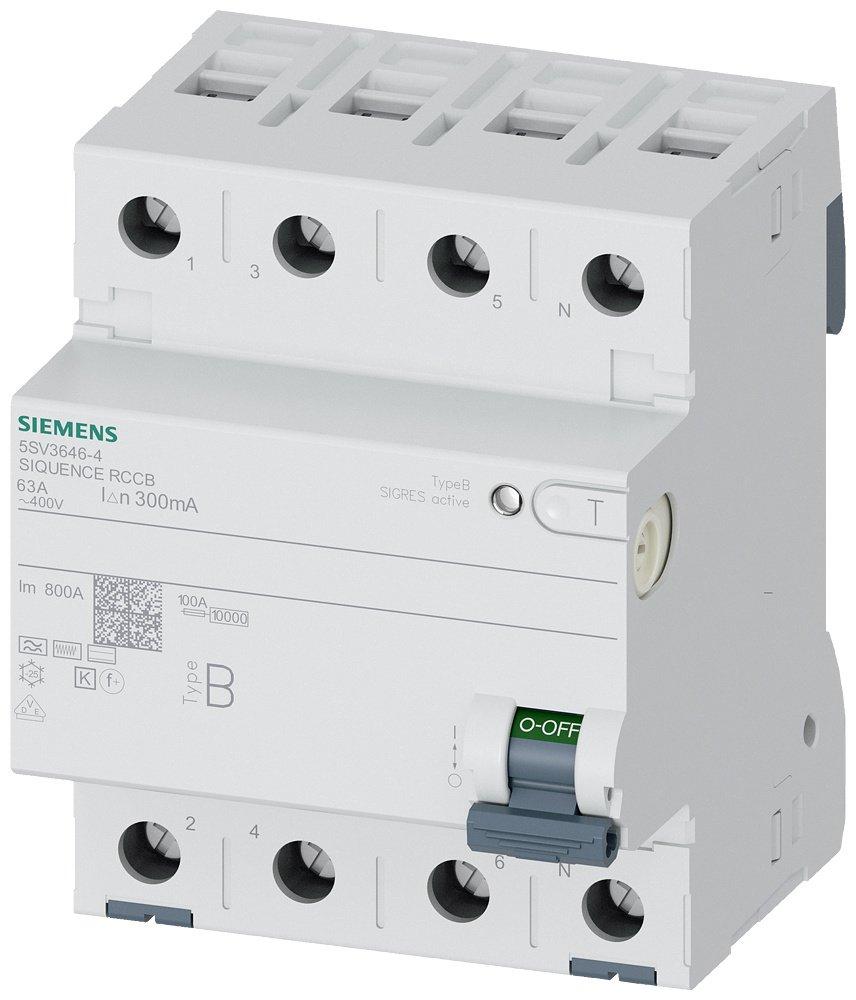 FI-Schutzschalter  63A 4-polig 300mA Typ B kurzverz.