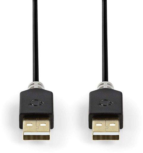 USB Anschlusskabel 2.0 A Stecker - A Stecker 2,0 m
