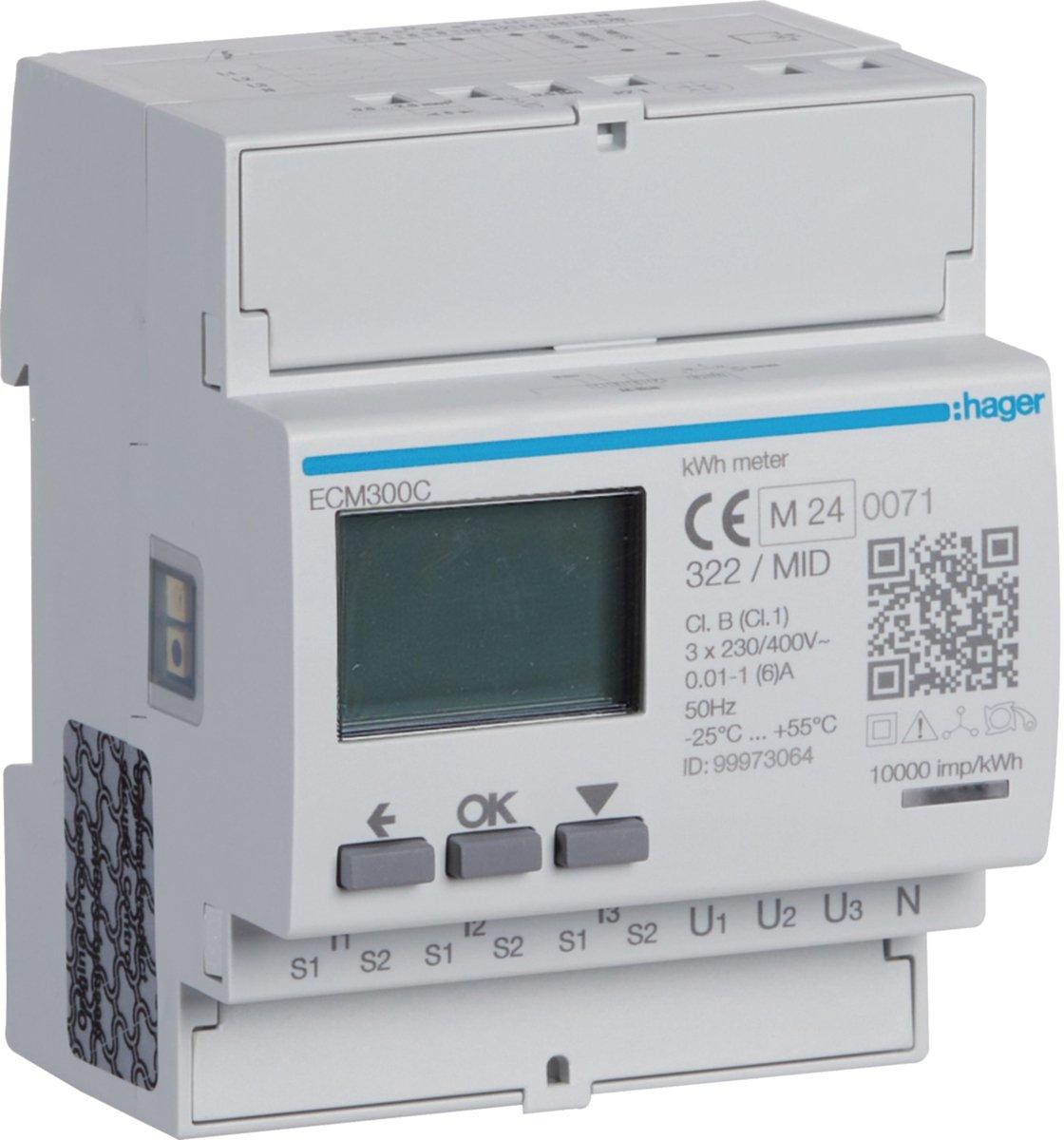 Energiezähler 3phasig indirekt MBUS MID