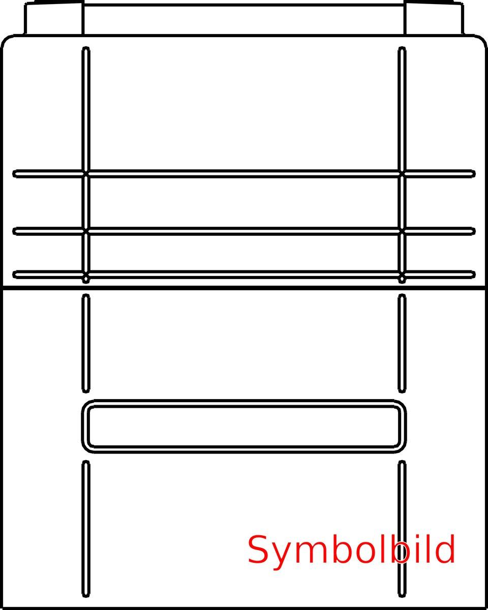 Bodenmontagesockel 420x500x180mm