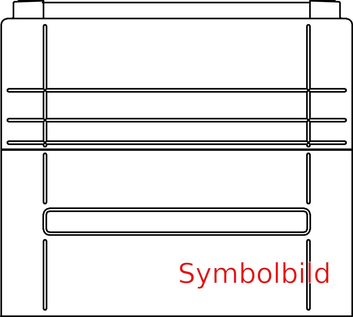 Bodenmontagesockel 585x500x310mm