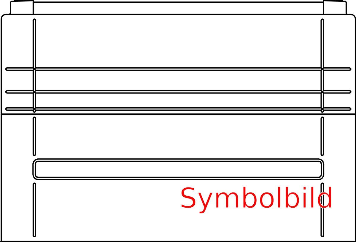 Bodenmontagesockel 780x500x310mm