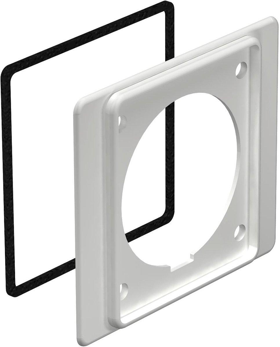 Zwischenflansch für CEE Dosen 32 A PVC steingrau RAL 7030