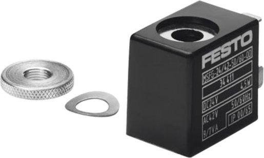 Magnetspule für Gleichspannung ohne Steckdose 24V DC / 42V AC 3-polig 0,4Nm IP65