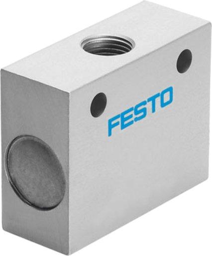 ODER-Glied G1/8 - G1/8 500 l/min Nennweite 4mm mit Durchgangsbohrung