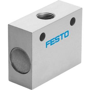 ODER-Glied G1/8 - G1/8 500 l/min Nennweite 4mm mit Durchgangsbohrung