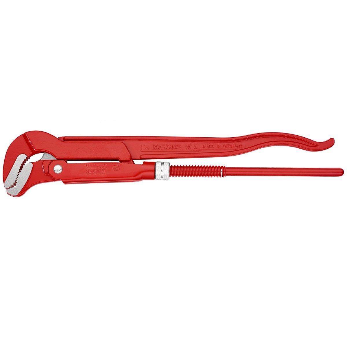 Rohrzange S-Maul rot pulverbeschichtet 420 mm