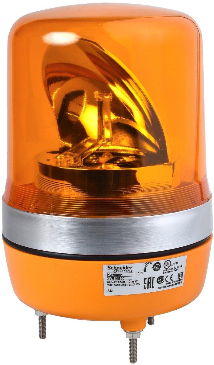 Rotationslicht 106mm orange 24VAC-DC
