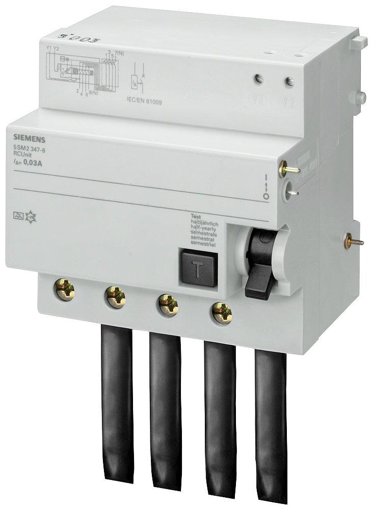 Fehlerstromsschutzschalter / FI - Block 4p Typ A 100 A 30 mA 400 V für 5SP4