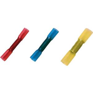 Isolierter Stoßverbinder mit Schrumpfisolation 0,5-1 mm² rot