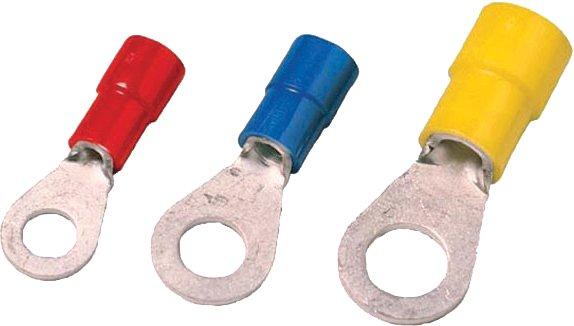 Isolierter Quetschkabelschuh DIN 46237 4-6 mm² M6 gelb