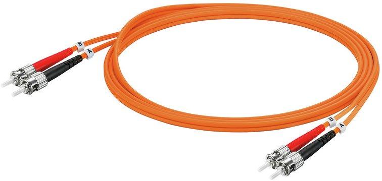 Datenleitung (konfektioniert) LWL ZIPCORD ST IP 20 ST IP 20 LSZH 62.5