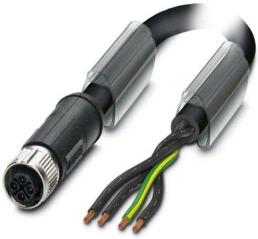 Powerleitung 4-polig 12 A / 630 V schwarzgrau