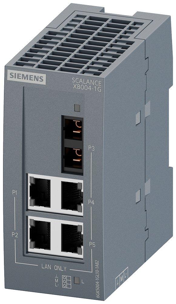 SCALANCE XB004-1G unmanaged IE Switch 4x 10/100/1000 Mbit/s 1x 1000 Mbit/s SC