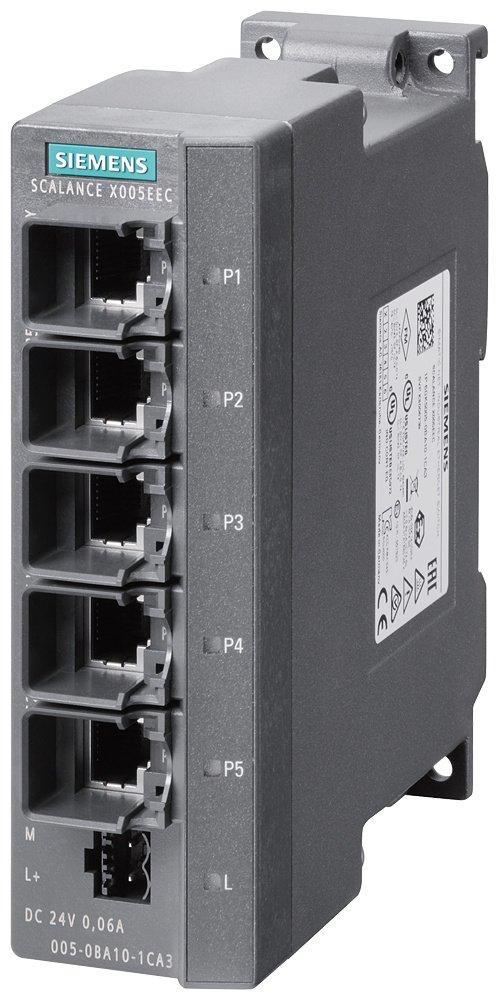 SCALANCE X005EEC - IE Entry Level Switch unmanaged 5x 10/100 Mbit/s RJ45 LED