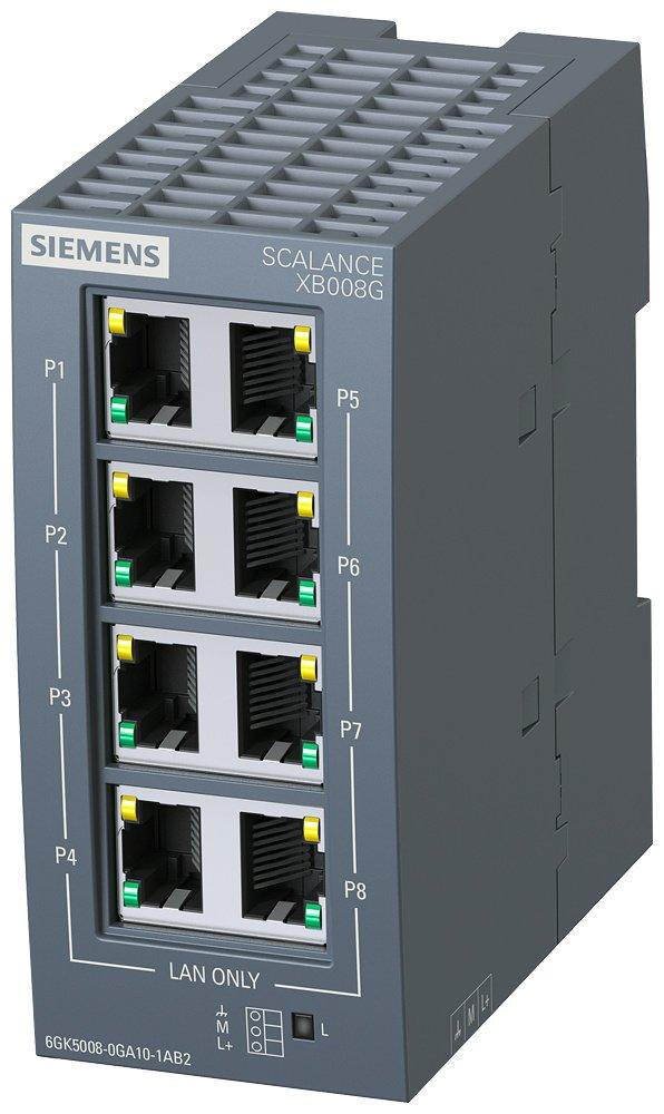 SCALANCE XB008G unmanaged IE Switch 8x 10/100/1000 Mbit/s RJ45 Ports elektrisch
