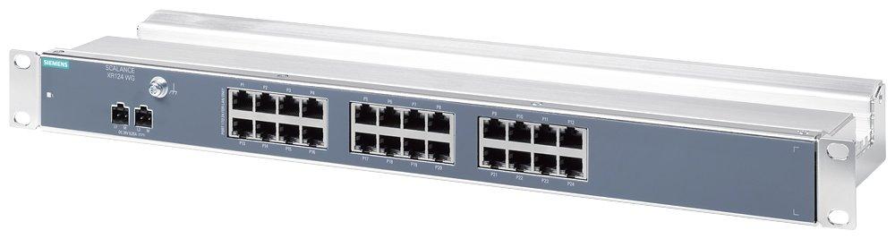 SCALANCE XR124WG unmanaged IE Switch 19 Zoll Rack 24x 10/100Mbit/s - 24 V DC