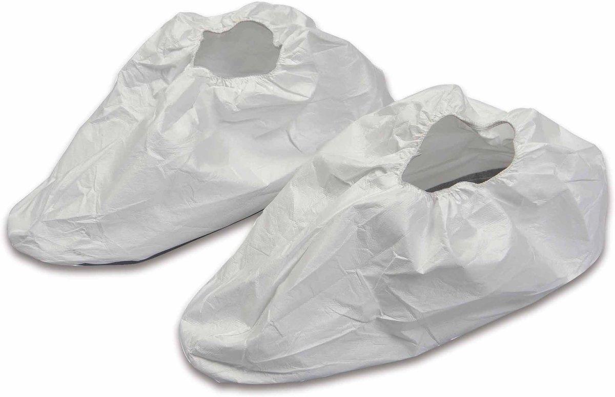 Überziehschuh blau zur Vermeidung von Schmutz und Schäden