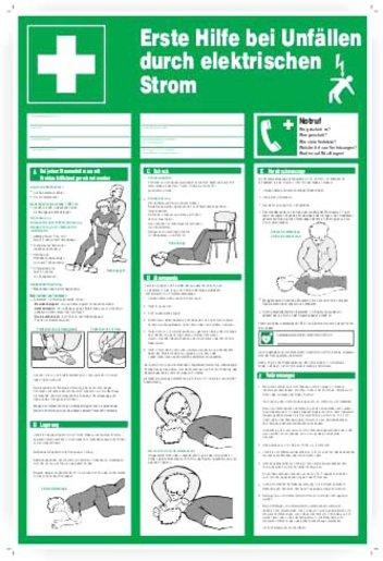Sicherheitsaushang Erste Hilfe bei Unfällen
