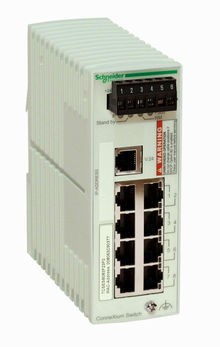 Ethernet TCP/IP Basic Managed Switch ConneXium 8 Ports für Kupfer