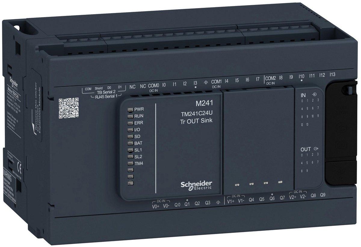 Modicon M241 - SPS Steuerung mit 24 E/As Transistor negative Logik
