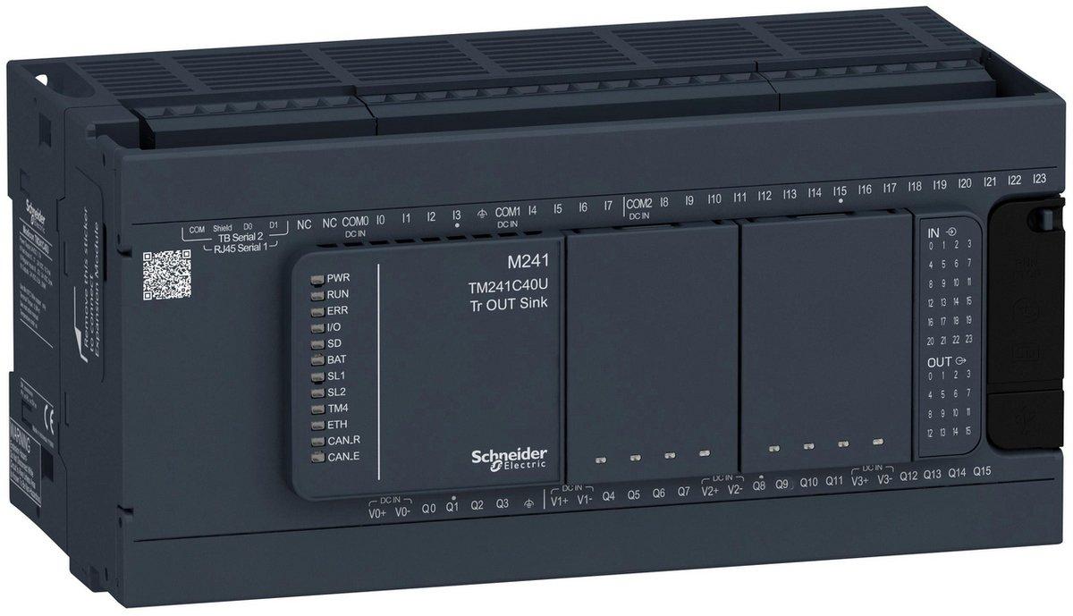 Modicon M241 - SPS Steuerung mit 40 E/As Transistor negative Logik