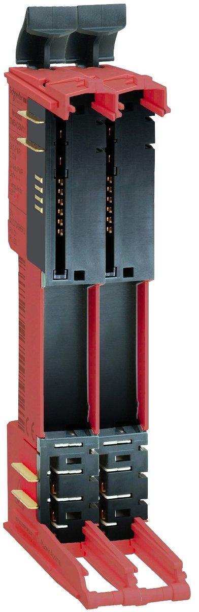 TM5 Sicherheitskodierter Sammelschienensockel - 24V DC interne E/A rot