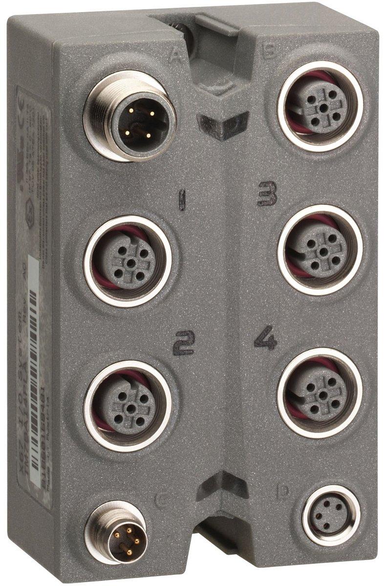 TM7 Erweiterungsblock IP67 mit 2AI / 2AO 0 bis 20 mA M12 Steckverbinder