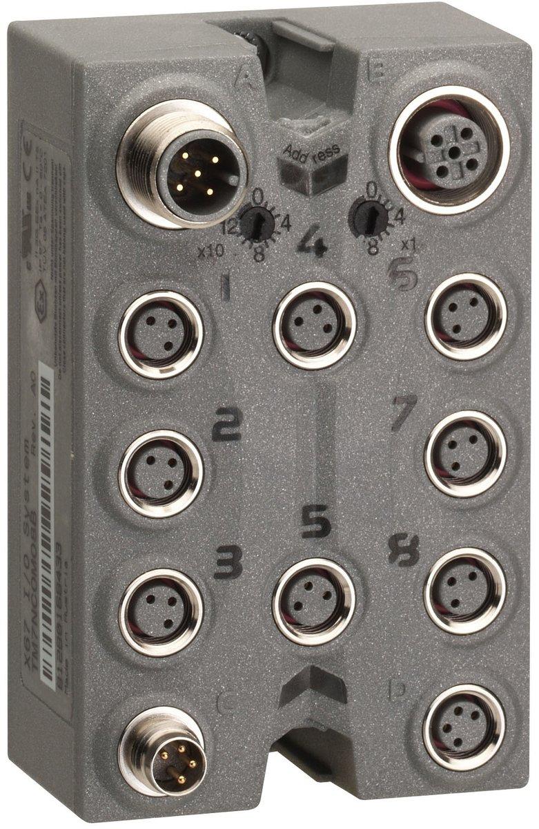 TM7 CANopen Schnittstellenblock IP67 8 E/A M8