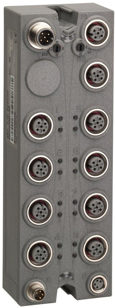 TM7 CANopen Schnittstellenblock IP67 16 E/A M12