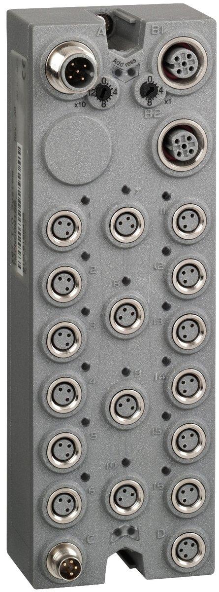 TM7 CANopen Schnittstellenblock IP67 16 E/A M8