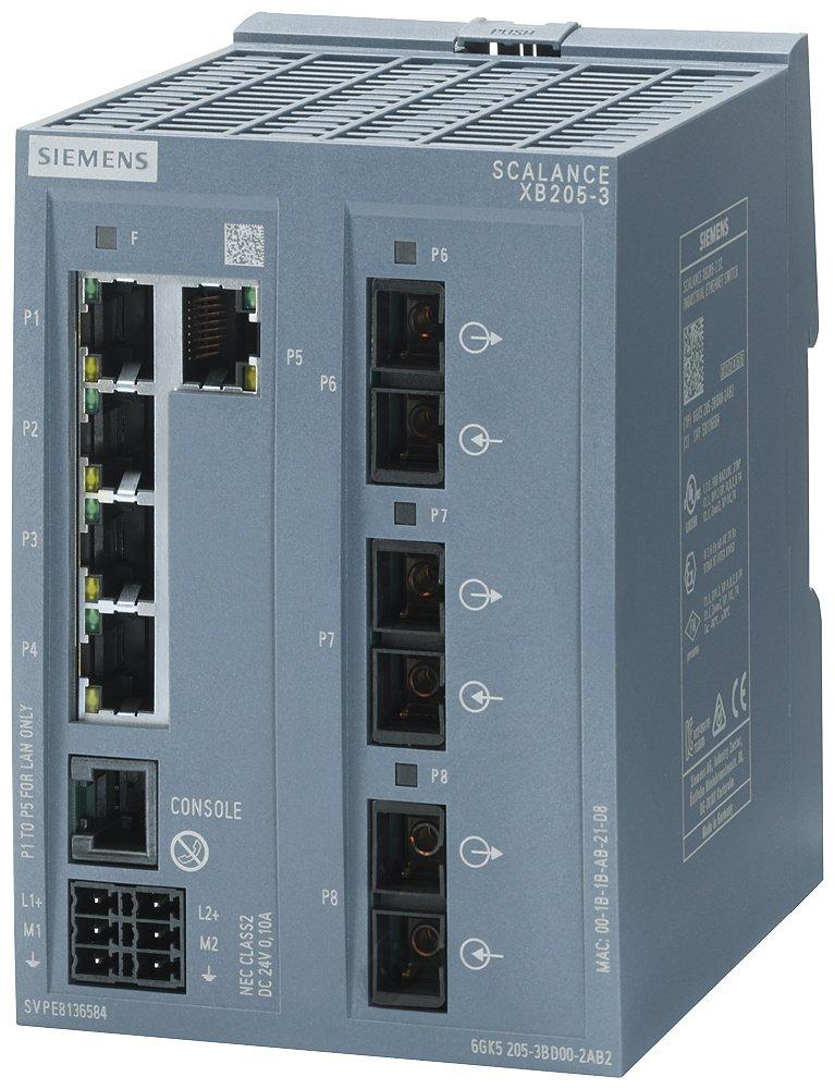 SCALANCE XB205-3 managebarer Layer 2 IE Switch