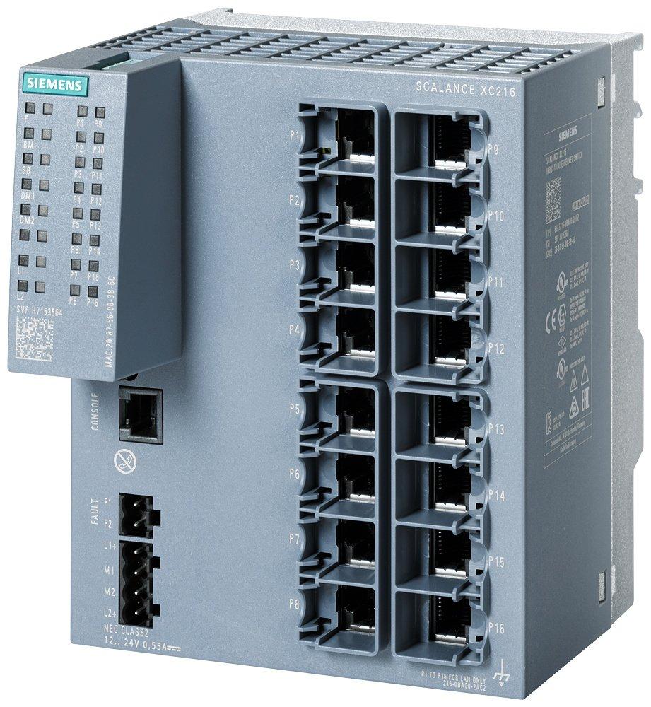 SCALANCE XC216 managebarer Layer 2 IE Switch 16X 10/100 Mbit/s RJ45-Ports