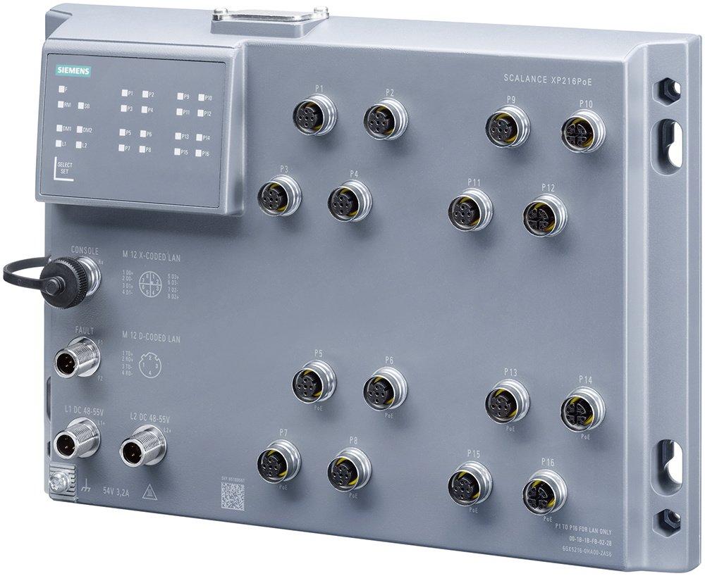 SCALANCE XP216 managed IE Switch 12x 10/100 Mbit/s - 4x 10/100/1000 Mbit/s