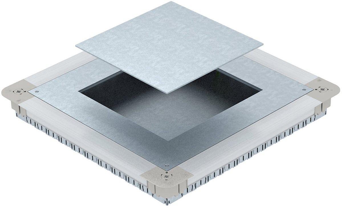 Unterflur-Gerätedose für GES9/55UV 467x467x55 St bandverzinkt