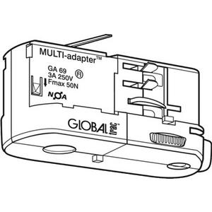 NOA Multiadapter grau Tragkraft: 5kg GA 69-1