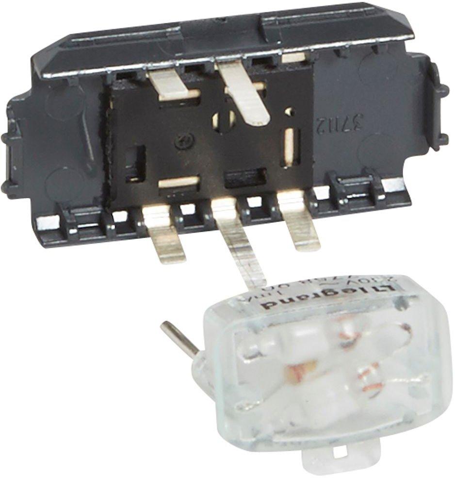 Glimmaggregat 230 V AC 1 mA grün für Taster