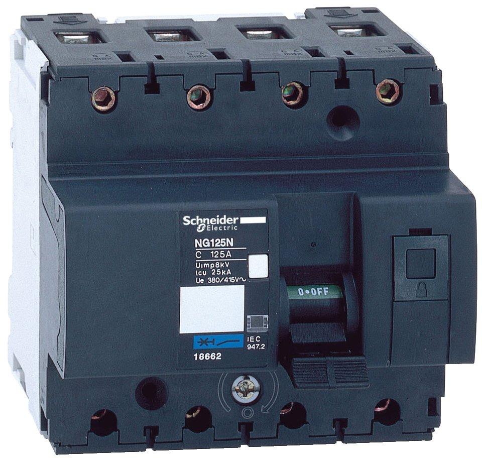 LS-Schalter NG125N 4P 80A C Charakteristik