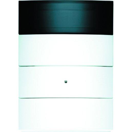 Tastsensor 3fach mit Raumtemperaturregler und Display B.IQ polarweiß