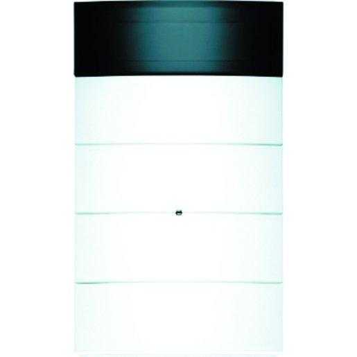 Tastsensor 4fach mit Raumtemperaturregler und Display B.IQ weiß matt