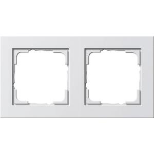 2-fach Abdeckrahmen für E2 reinweiß matt