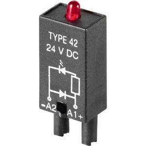 LED - Modul Steckanschluss Plugseries RIM 1 6/230V rot