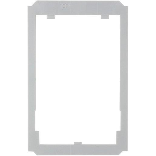 Abdeckblende für Verteilereinbau 1-fach für 00.ST9/00.RST9 3-polig 123x190mm