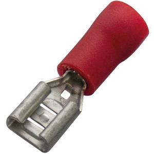 Flachsteckhülse isoliert 0,25-1,5/4,8x0,8